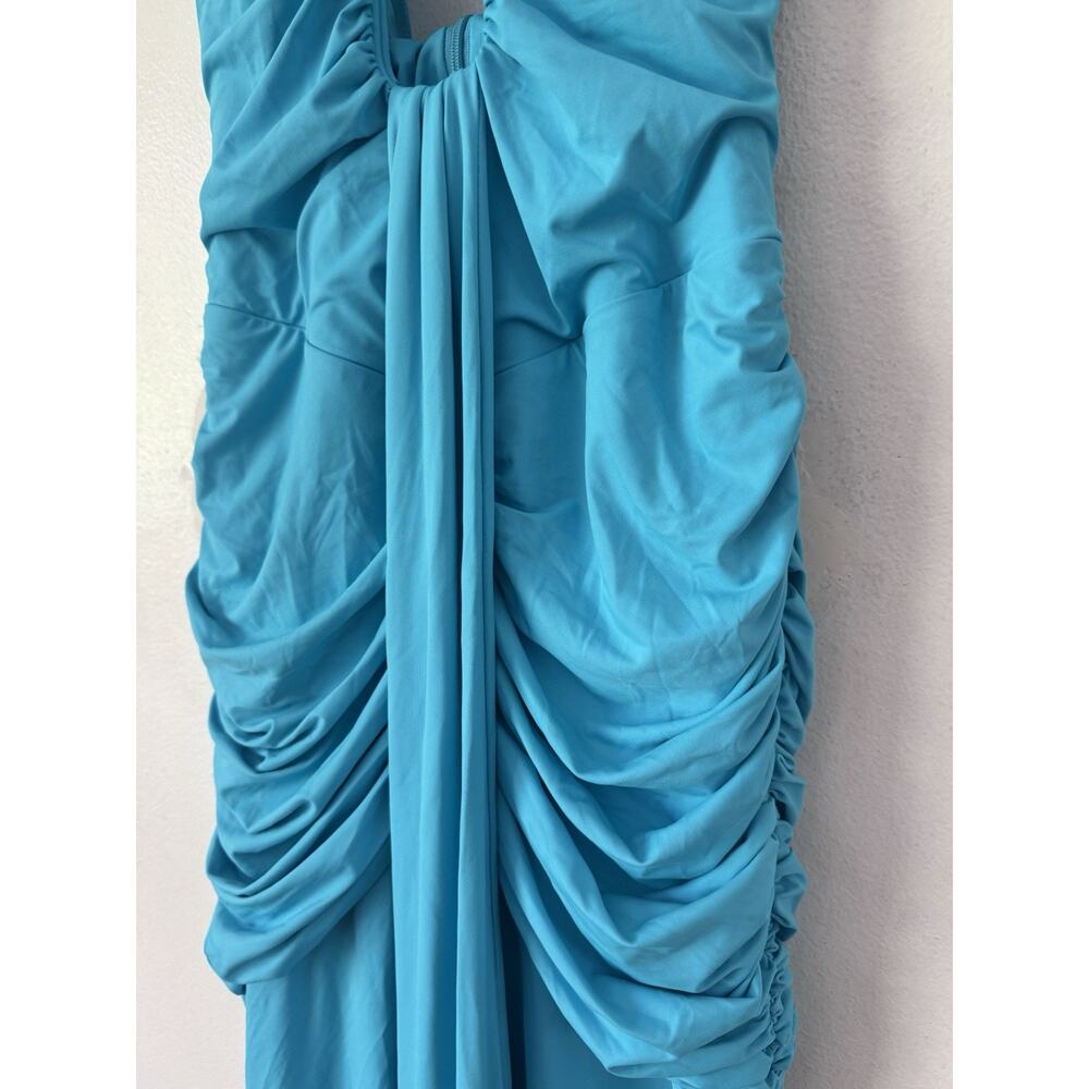 NWT Baby Boo Rosetta Maxi Dress Size XS Aqua Blue - Picture 8 of 10